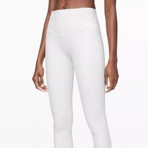 Lululemon All The Right Places Crop II 23" White 8 legging